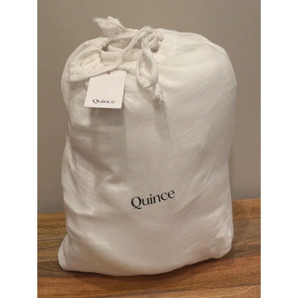 NEW Quince Organic Cotton Gauze Toddler Quilt Blanket White Nursery Kids Bedding